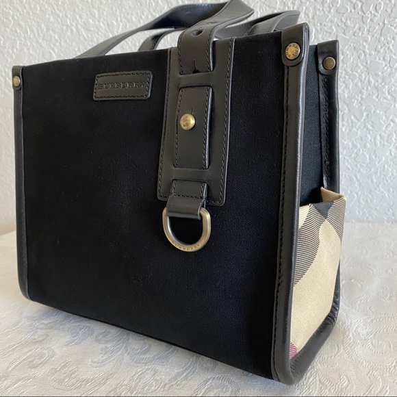 Burberry black canvas tote - Picture 2 of 13